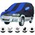 Allextreme TQZ5002 Car Body Cover Compatible with Toyota Qualis  Body Protection (Navy Blue  Blue with Mirror)