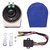 AllExtreme EXASHB2 Super Loud Air Siren 12V Horn Kit with 22 Magic Sounds Speaker for Car Bike(2 PCS,Multicolour)