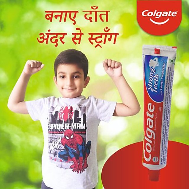Buy Colgate Strong Teeth Cavity Protection Toothpaste - 200 Gram ...