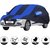 Allextreme HXS5002 Car Body Cover with Hyundai Xcent Custom Fit Body Protection (Navy Blue  Blue with Mirror)