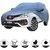 Allextreme TL5001 Car Body Cover with Toyota Etios Liva Custom Fit Body Protection (Blue with Mirror)