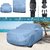 Allextreme TL5001 Car Body Cover with Toyota Etios Liva Custom Fit Body Protection (Blue with Mirror)