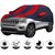 Allextreme JCP5004 Car Body Cover with Jeep Compass Custom Fit Body Protection (Navy Blue  Red with Mirror)