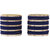 Rijoli Adorable Non Precious Metal Shining Cutting Chain bangle Set for Women/Girl (Pack of 52)