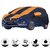 Allextreme MNS5003 Car Body Cover with Maruti Suzuki Swift Dzire Fit Body Protection (Navy Blue  Orange)