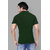 2DUDES Men's Dark Green Cotton Solid Slim Fit Polo T-shirt