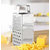 Oc9 Stainless Steel Grater / Slicer and Utility Pakkad and Pizza Cutter and Potato Masher For Kitchen Tool Set