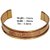 M Men Style Copper Plated  Adjustable  Religious Om Sai Ram Hindu  Kada Bracelet For Men And Women
