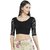 H3F Women Cotton Lycra Stretchable Blouse Combo Pack of Red  Black (Free Size)