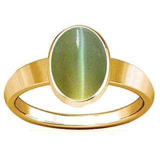 CERTIFIED GEMSTONE ring  Cat's Eye Gold Ring