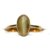 Natural  Unheated Cat's Eye Ring For Women