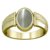 Certified  Natural Cat's Eye Gemstone Gold Adjustable Ring