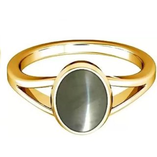Natural Cat's Eye Stone Leb Tested Ring For Unisex
