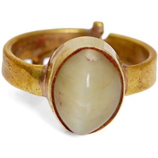 Sterling Gold Cat's Eye Gemstone Ring for Women