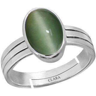 Green Cat's Eye Gemstone ring For Men and Women