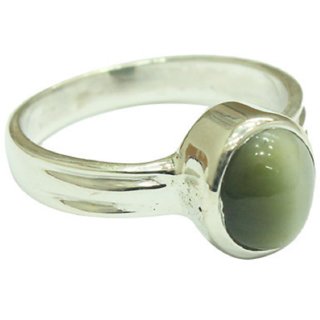 Certified  Unheated Cat's Eye Ring For Girls and Women