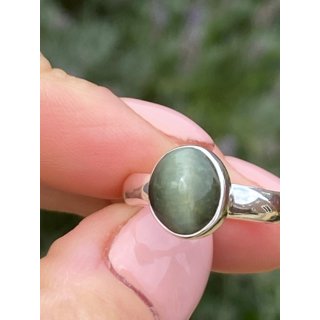 Certified Cat's Eye Stone Ring For Unisex