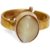 Sterling Gold Cat's Eye Gemstone Ring for Women