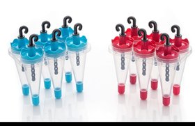 MARKWELL Umbrell Kulfi & Ice Cream Maker Trays / Popsicle Moulds (Plastic, Multicolour)