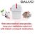 DALUCI Multi Purpose Square Multi Utility First Aid Medical Storage Box with Handle (White, Standard Size)