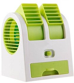 Royal Japan USB Mini Cooler Small Dual Bladeless Portable Adjustable Angles Scented Air USB Cooler -Multicolours