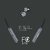 FINGERS FC-Exotica Wireless Neckband in-Ear Earphones (Magnetic Angular Earbuds  10 Hours Playback  Fast Charge)