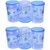 NAYASA - 1500 ml, 1500 ml, 1500 ml, 1500 ml, 1500 ml, 1500 ml Plastic Grocery Container(Pack of 6, Blue)