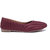 Kiana Women's Solid Maroon Canvas Closed Toe Bellies