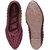 Kiana Women's Solid Maroon Canvas Closed Toe Bellies