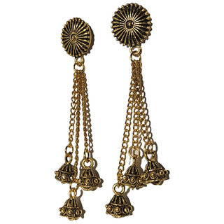 Earring brass plating alloy steel for girls (pack of 1)