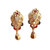 Earring brass plating alloy steel for girls (pack of 2)