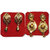 Earring brass plating alloy steel for girls (pack of 2)
