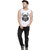 Adorable and Marvelous Viking Vest for Men Sleave Less Solid White Graphic Printed Typography Design Casual .Gym wear St