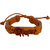 M Men Style Religious Lord Shree Shankar Mahadev Shiv Trishul Brown Leather   Bracelet