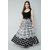 Women's Cotton Printed Wrap Around Skirt (DWC1051_White_Free Size)