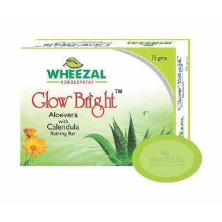 Glow Bright Aloevera with Calendula Bathing Bar (pack of 6)