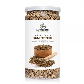 Nature's Park Roasted Cumin Seeds (Jeera) Indian Spice in Pet Jar (100 g)