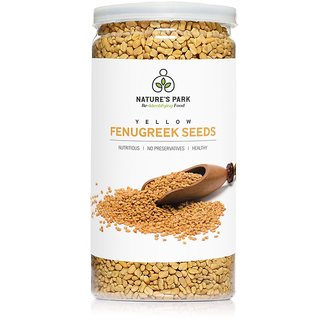 Nature's Park Fenugreek Seeds Yellow (Methi Dana)( ) in Pet Jar (170 g)