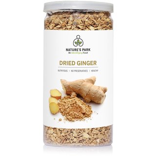 Nature's Park Dried Adrak  Immunity Booster  Improves Digestion  Dried Ginger  Pet Jar (80 g)