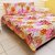 Carah Polyester Abstract Double Bedsheet(1 Bedsheet, 2 Pillow Covers, White)