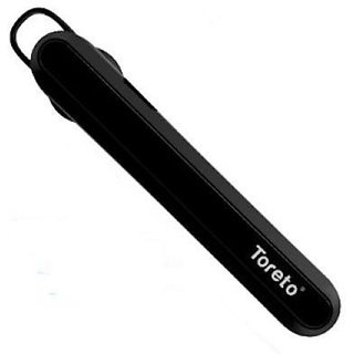 Toreto Tor Talk 285 Bluetooth Headset (Black, True Wireless).