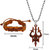 M Men Style  Trishul Mahadev Bracelet With Trishul Damaru Pendant Combo For Men And Women