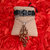 M Men Style Large Om Trishul damaru Om   Grey  Leather Zinc Jwellery Set For Men And Women
