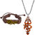 M Men Style Devnagari Shiv Large  Om Trishul  Copper  Leather Zinc Jwellery Set For Men And Women
