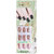 Lick - Press on Nails 30 Pcs Acrylic French Manicure Artificial Nails Extension With Application Kit LKC-88-70