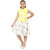 Ke Yellow Frock With Waist Coat