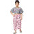 Kavshil Grey Top With Pink Pant For Girls