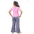Kavshil Pink N Blue Bobby full set For Girls