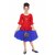 Kavshil Red Top N Bluee Bottom For Girls