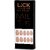 Lick - Press on Nails 24 Pcs Nude Oval Shape Fake Reusable Acrylic Stick on Nails With Application Kit LKA-64-5